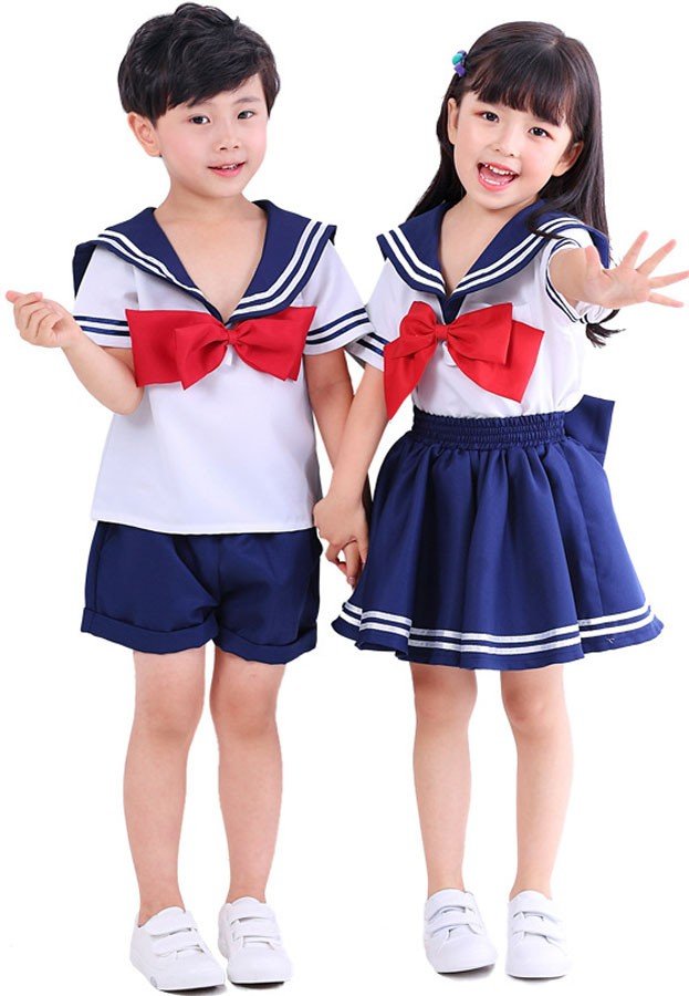 Barn Søte Matros Kostyme for Gutter