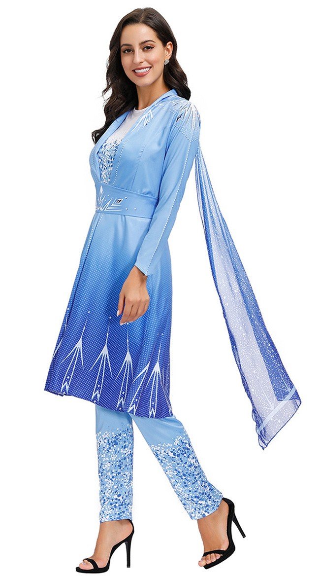 Frozen 2 Prinsesse Elsa Kostyme for Kvinner