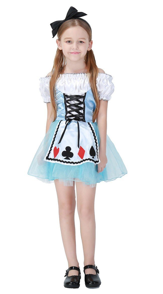 Alice i Wonderland Alice Kostyme Jente