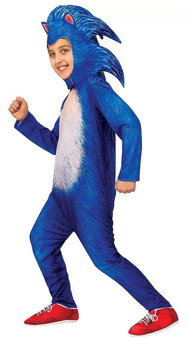 Sonic the Hedgehog Kostyme for Gutter Halloween Kostyme Barn