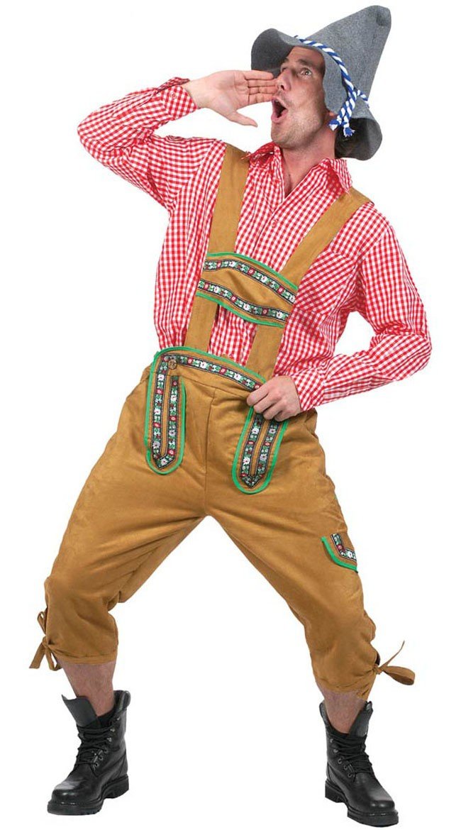 Alpine Yodeler Oktoberfest Lederhosen Kostyme