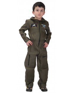 Barn Top Gun Kostyme Pilot Kostymer