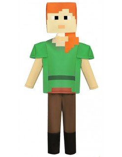 Minecraft Kostymer Barn Klassisk Alex Kostyme Halloween Kostymer
