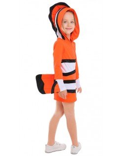 Søte Barn Klovnefisk Kostyme Halloween Jente