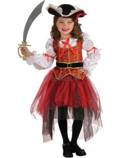 Jente Prinsesse Sjø Pirat Kostyme Barn