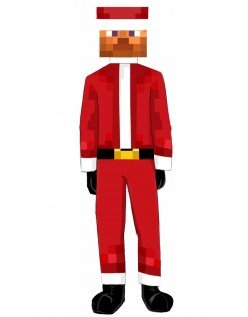 Barn Minecraft Steve Kostyme Juledrakt Halloween Kostymer