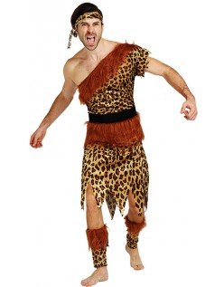 Halloween Leopard Indianer Kostyme Herre