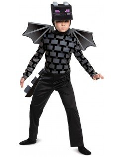 Minecraft Ender Dragon Kostyme For Barn Halloween Kostymer
