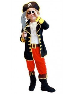 Kapteinen Jack Halloween Pirat Kostyme Barn
