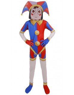 Det Fantastiske Digitale Sirkuset Pomni Kostyme Voksne Barn The Amazing Digital Circus Kostyme