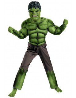 Barn Avengers Hulk Muskel Kostyme