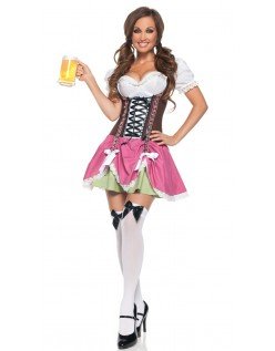 Sexy Oktoberfest Kostyme Swiss Jente Kostyme