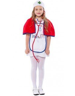 Barn Halloween Lege Sykepleier Kostyme for Jenter