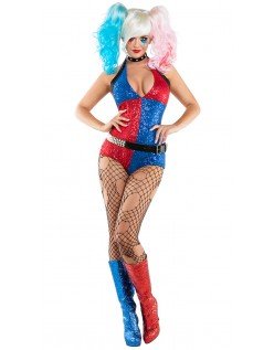 Sexy Klovne Harley Quinn Kostyme Dame