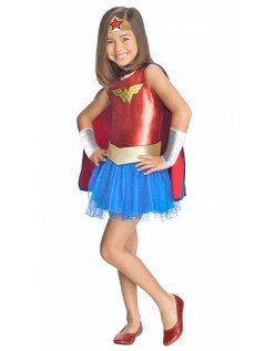 Jente Wonder Woman Kostyme Superhelt Kostymer Barn