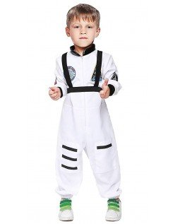 Lille Astronaut Kostyme Barnekostyme Hvit
