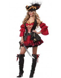 Sexy Spansk Pirat Kostyme For Kvinner