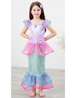 Barn Prinsesse Havfrue Kostyme For Jente