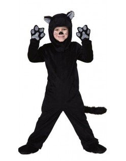 Svart Katt Kostyme Til Barn