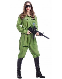 Top Gun Pilot Kostyme Dame