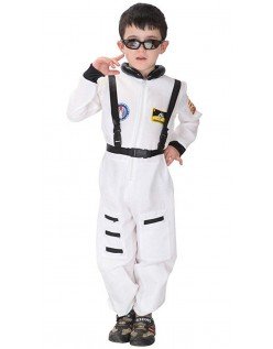 Lille Barn NASA Astronaut Kostyme Hvit