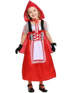 Barn Halloween Lille Rødhette Kostyme