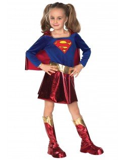 Barn Superhelt Kostyme Supergirl Kostyme
