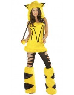 Pikachu Kostyme Halloween Dyrekostymer