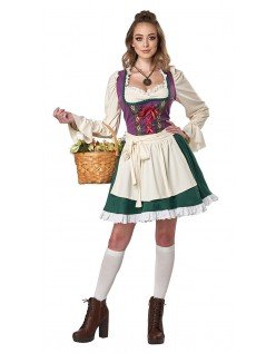 Bayersk Traditional Oktoberfest Kostyme Langermet